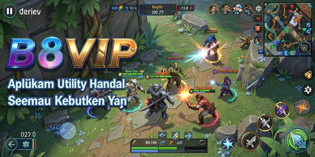 Tampilan antarmuka B8VIP yang intuitif dan mudah digunakan.