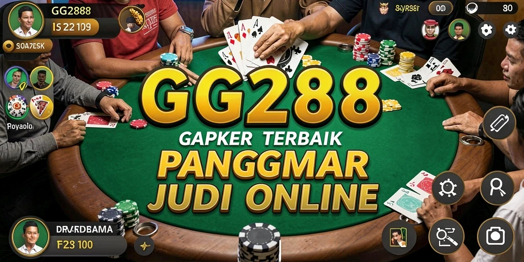 Tampilan gameplay GG288 yang menegangkan dalam permainan poker.