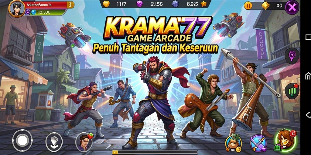 Tampilan gameplay KRAMAT77 dengan grafis menarik dan tantangan seru.