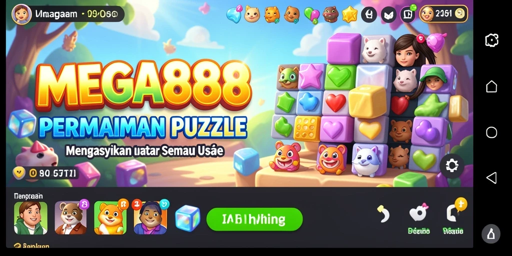 Tampilan gameplay MEGA888 yang seru dan interaktif.
